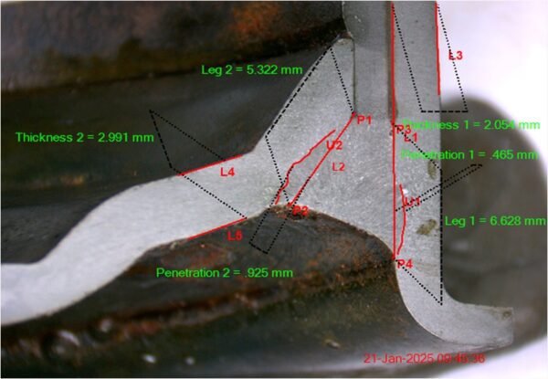 Weld Penetration Measurement Software