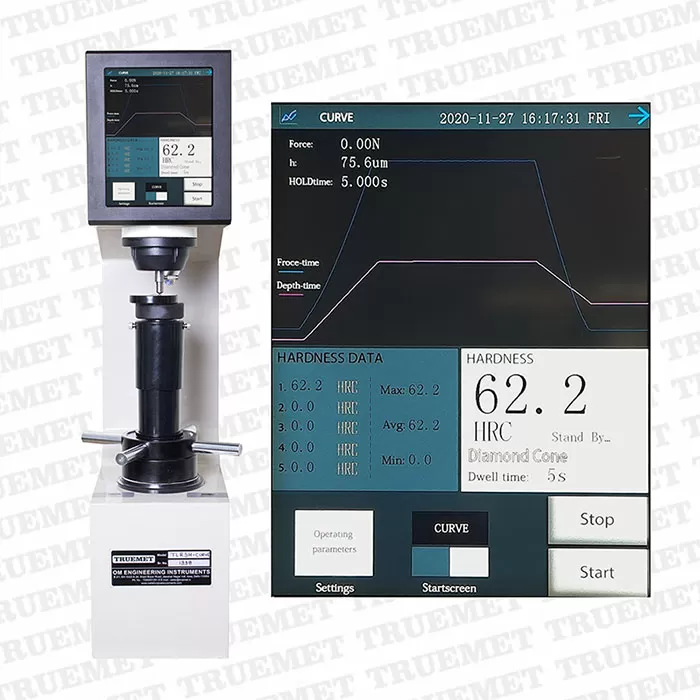 Load Cell Based Touch Screen Rockwell / Rockwell Cum Superficial Hardness Tester | TLRH-Curve/TLRSH-Curve