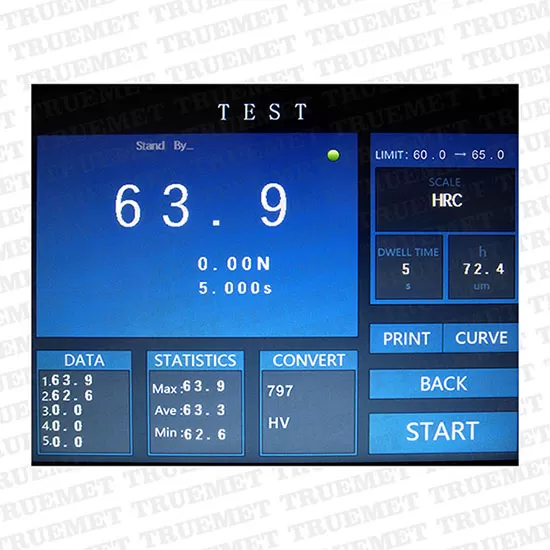 Load Cell Based Rockwell/ Rockwell Cum Superficial Hardness Tester | TLRH-mCurve/TLRSH-mCurve